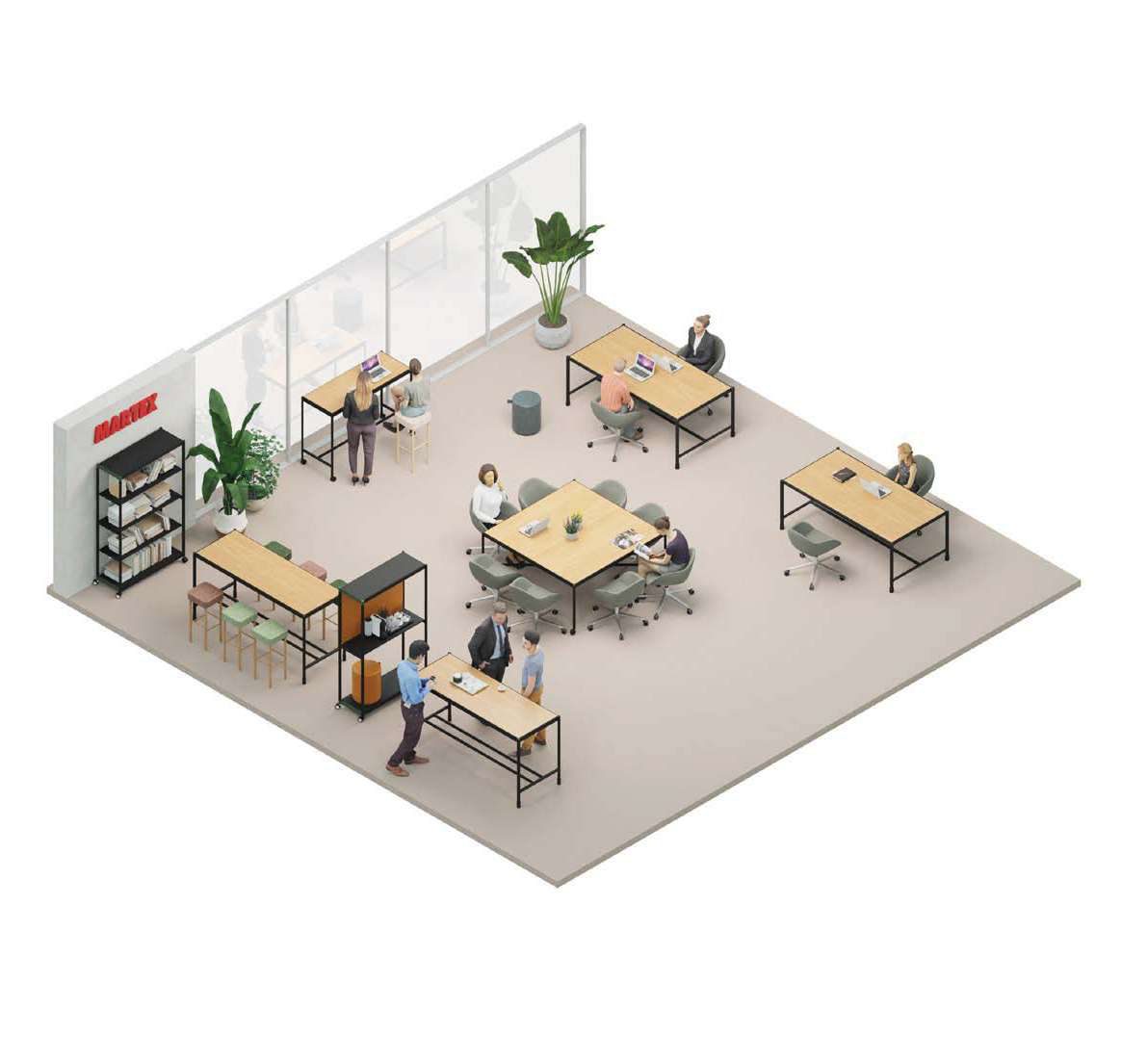 Martex — arredo per ufficio, sistemi per l’ufficio: operativo, direzionale, lounge e acustica — foto 6